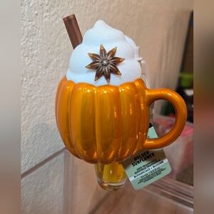 Pumpkin Latte WALLFLOWER Plug-in Night light + Golden Sunflower Refill •New•